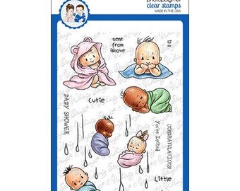 Whimsy Stamps --  Babies  From Above  -- NEW -- (#4365)