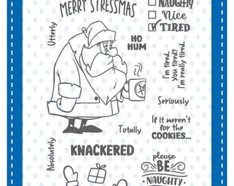Whimsy Stamps -- Merry Stressmas   -- NEW  -- (#4614)