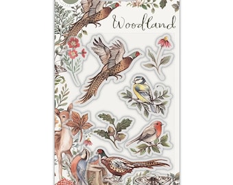 Craft Consortium -- Woodland Birds - Woodland Collection   -- NEW  -- (#4160)