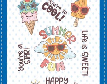 Whimsy Stamps --  Summer Fun  -- NEW  -- (#4528)