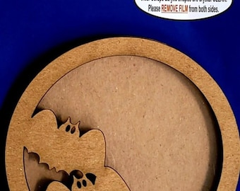 Clear Scraps -- Mini Shaker  -- Circle Bats -- NEW  (#4406)