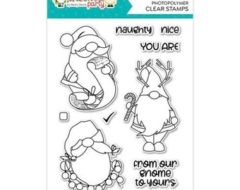 Photoplay Stamp Set  --  NEW  --  Tulla & Norbert's Christmas Party Gnomies --  (#4309)