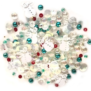Buttons Galore -- Sparkletz  --  FROSTY FRIENDS  -- NEW  (#3692)
