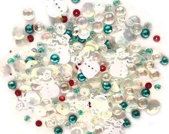 Buttons Galore -- Sparkletz  --  FROSTY FRIENDS  -- NEW  (#3692)