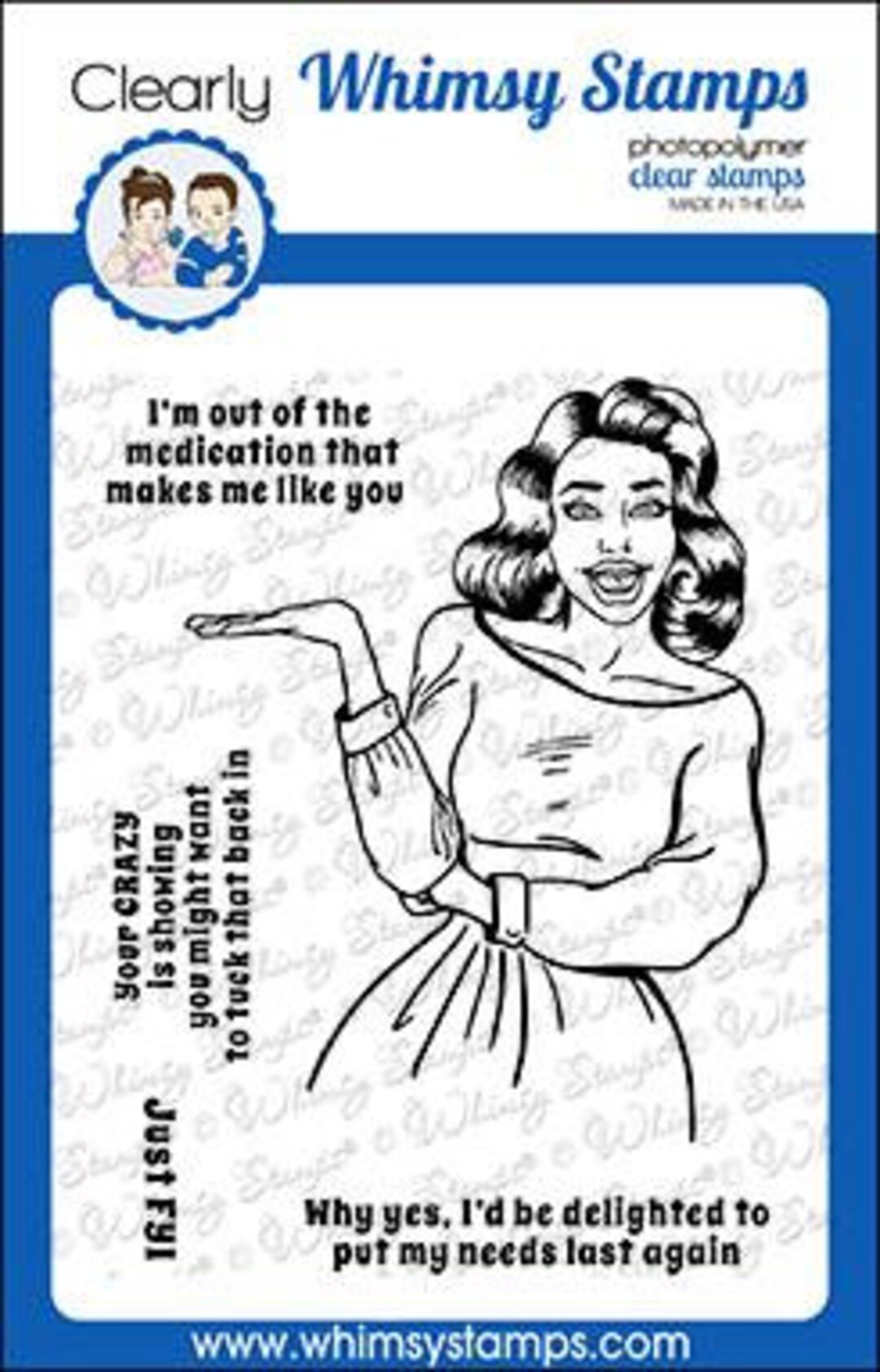 Whimsy Stamps -- Meme FYI -- NEW -- (#4312) - Etsy