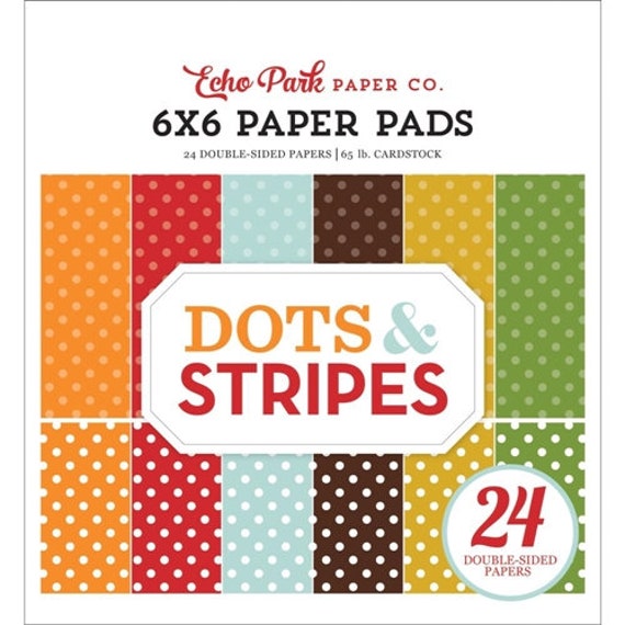 Echo Pak Pape Company Dots & Stipes-Chistmas Collection