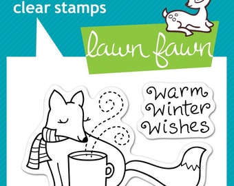 Lawn Fawn --  Winter Fox   -- NEW -- (#4170)