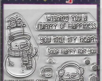 Your Next Stamp --  Flurry of Happiness   -- NEW  -- (#3257)