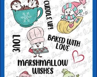Whimsy Stamps --   Marshmallow Wishes   -- NEW  -- (#4276)