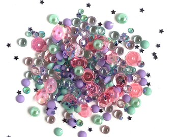 Buttons Galore -- Sparkletz  --  MERMAID  -- NEW  (#3700)