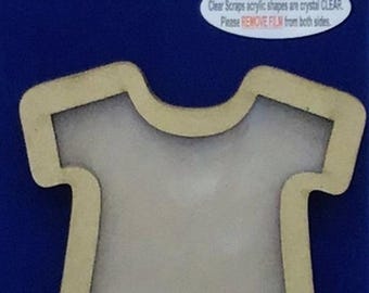 Clear Scraps -- Mini Shaker  -- ONESIE -- NEW  (#3527)