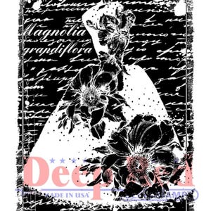 Deep Red Cling Stamps -- Magnolia Dress Form  -- NEW -- (#4678)