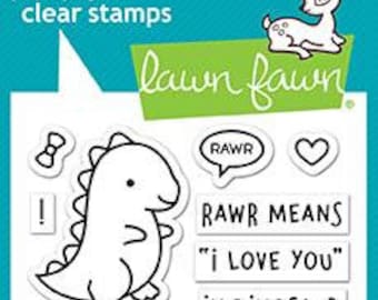 Lawn Fawn --  RAWR   -- NEW -- (#4178)