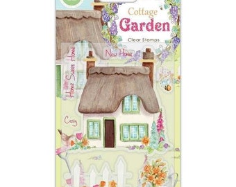 Craft Consortium -- Cottage Garden stamp set -- NEW  -- (#3571)