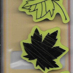 Leaves Stamp set -- NEW -- Leaves -- Inkadinkado Brand -- (#2574)