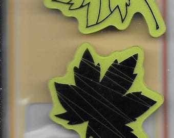 Leaves Stamp set -- NEW -- Leaves -- Inkadinkado Brand -- (#2574)