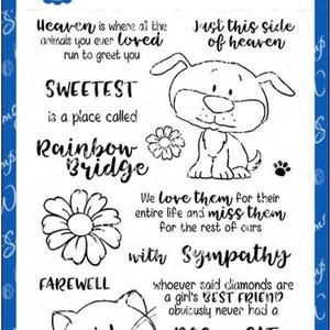 Whimsy Stamps -- La migliore amica di una ragazza -- NUOVO -- (#4268)