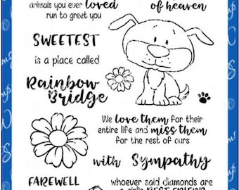 Whimsy Stamps --  A Girl's Best Friend    -- NEW  -- (#4268)