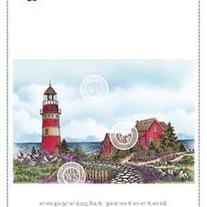 Whimsy Stamps -- Beach Lighthouse  -- NEW -- (#3207)