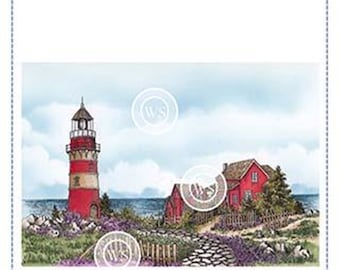 Whimsy Stamps -- Beach Lighthouse  -- NEW -- (#3207)