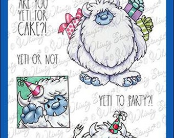 Whimsy Stamps --   Yeti to Party    -- NEW  -- (#4256)