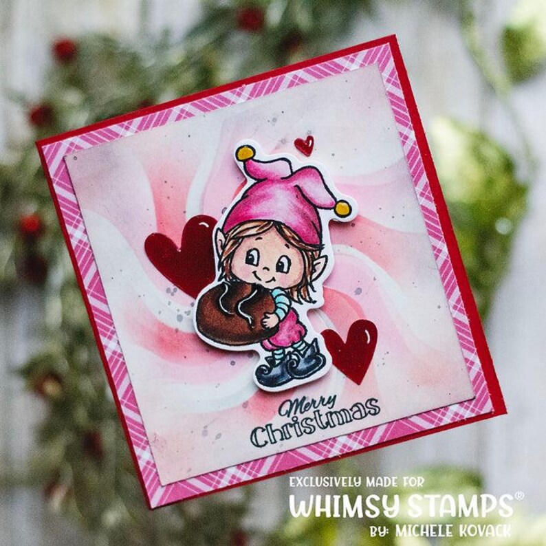 Whimsy Stamps -- Elves on Christmas -- NEW -- (#4429) - Etsy