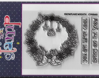 Your Next Stamp --   Snowflake Wreath   -- NEW  -- (#3258)