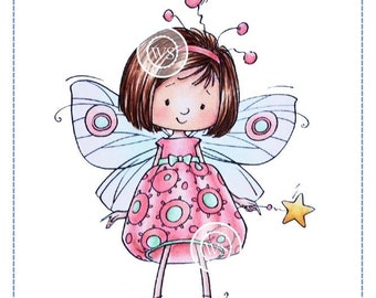 Whimsy Stamps -- Mazarine Butterfly Fairy -- NEW -- (#2750)