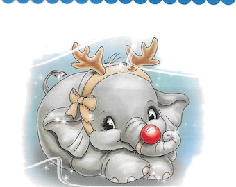 Whimsy Stamps --  Ellie the Special Reindeer -- NEW -- (#3475)