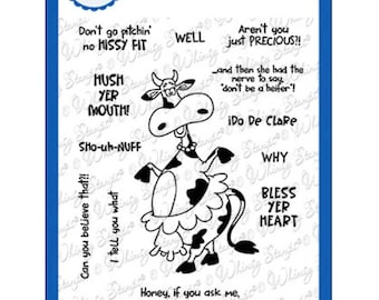 Whimsy Stamps -- Southern Cow Bell  -- NEW  -- (#4554)