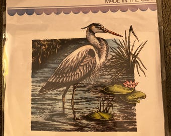 Whimsy Stamps --  Great Blue Heron  -- NEW -- (#4578)