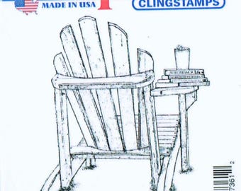 Deep Red Cling Stamps --    Adirondack Life  -- NEW -- (#4457)