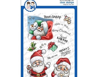 Whimsy Stamps --  Santa and Friends  -- NEW  -- (#4388)