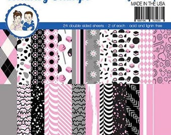 6 x 6 Paper Pad ~   Licorice   ~ Double sided NEW (#4124)