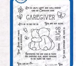 Whimsy Stamps -- Caregiver Hugs  -- NEW  -- (#4713)