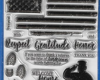 Whimsy Stamps --  Military Heroes  -- NEW  -- (#3589)
