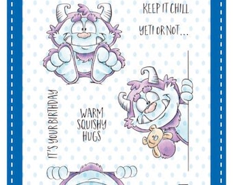 Whimsy Stamps --  Yeti  -- NEW  -- (#4512)