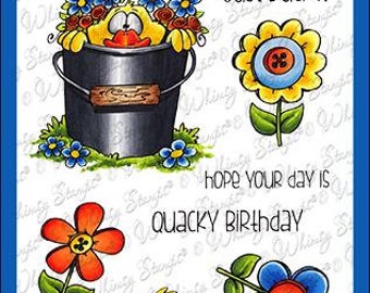 Whimsy Stamps --  Lucky Ducky    -- NEW  -- (#4775)