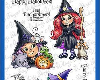 Whimsy Stamps --  Halloween Magic  -- NEW  -- (#4542)