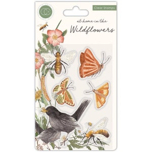 Craft Consortium -- At Home in the Wildflowers  -  Bees and Butterflies  - NEW - (#3980)