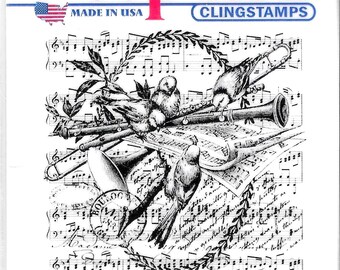 Deep Red Cling Stamps --    Spring Compilation    -- NEW -- (#3802)
