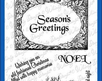 Whimsy Stamps --  ATC Vintage Christmas   -- NEW  -- (#4527)