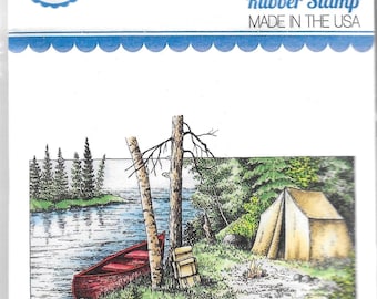 Whimsy Stamps --  Campsite  -- NEW -- (#3631)