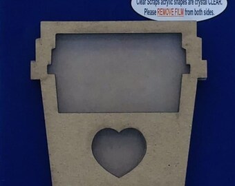 Clear Scraps -- Mini Shaker  -- Coffee Bun -- NEW  (#4412)