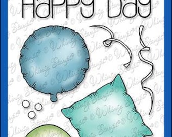 Whimsy Stamps --  Happy Day Balloons  -- NEW  -- (#4539)