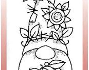 Woodware Stamps -- Sunflower Hat  -- NEW -- (#4635)