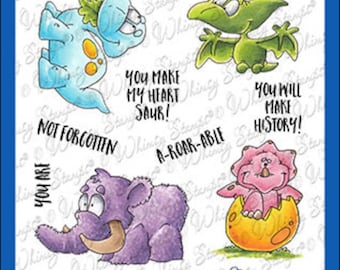 Whimsy Stamps --  Roar-a-Saur  -- NEW  -- (#4380)