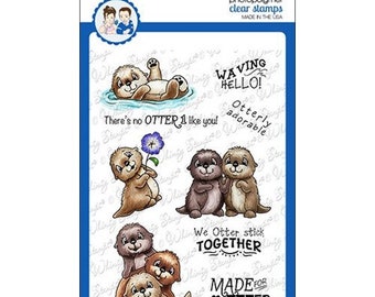 Whimsy Stamps --  Otter Variety 2  -- NEW  -- (#4367)