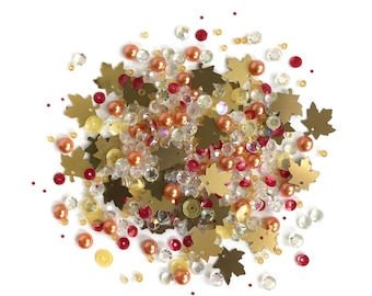 Buttons Galore -- Sparkletz  --  FALL FOLIAGE  -- NEW  (#3698)