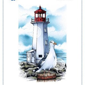 Whimsy Stamps --  Lighthouse    -- NEW -- (#3753)